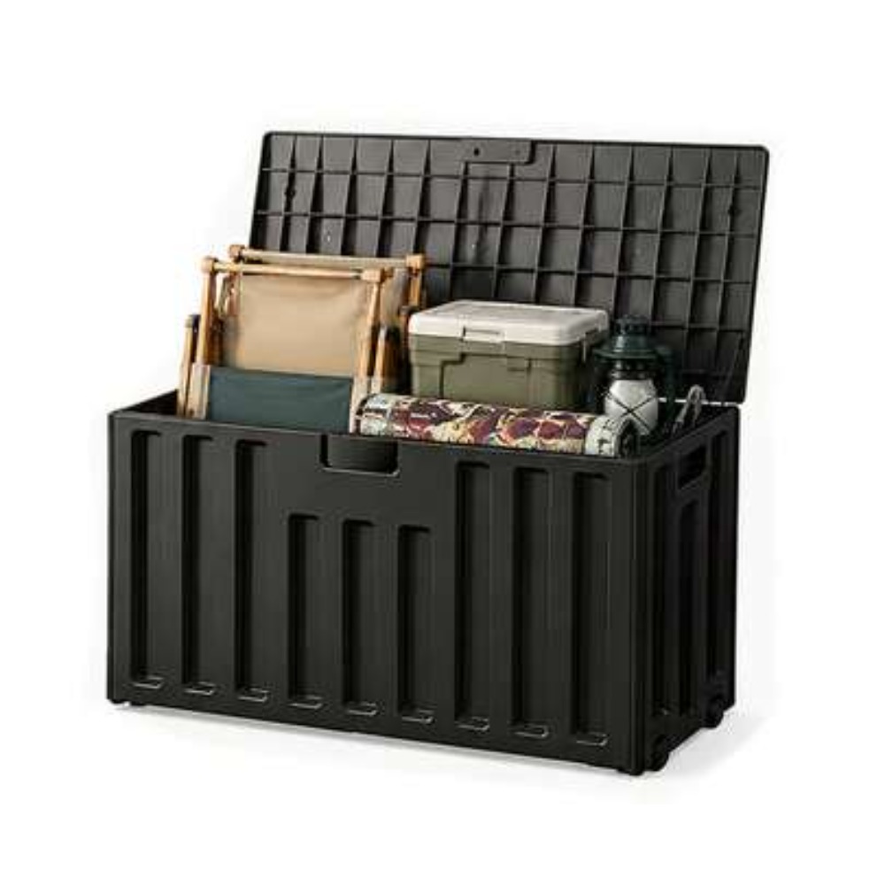 Gardening Tools Wooden - Large Capacity Outdoor Storage Container Resin