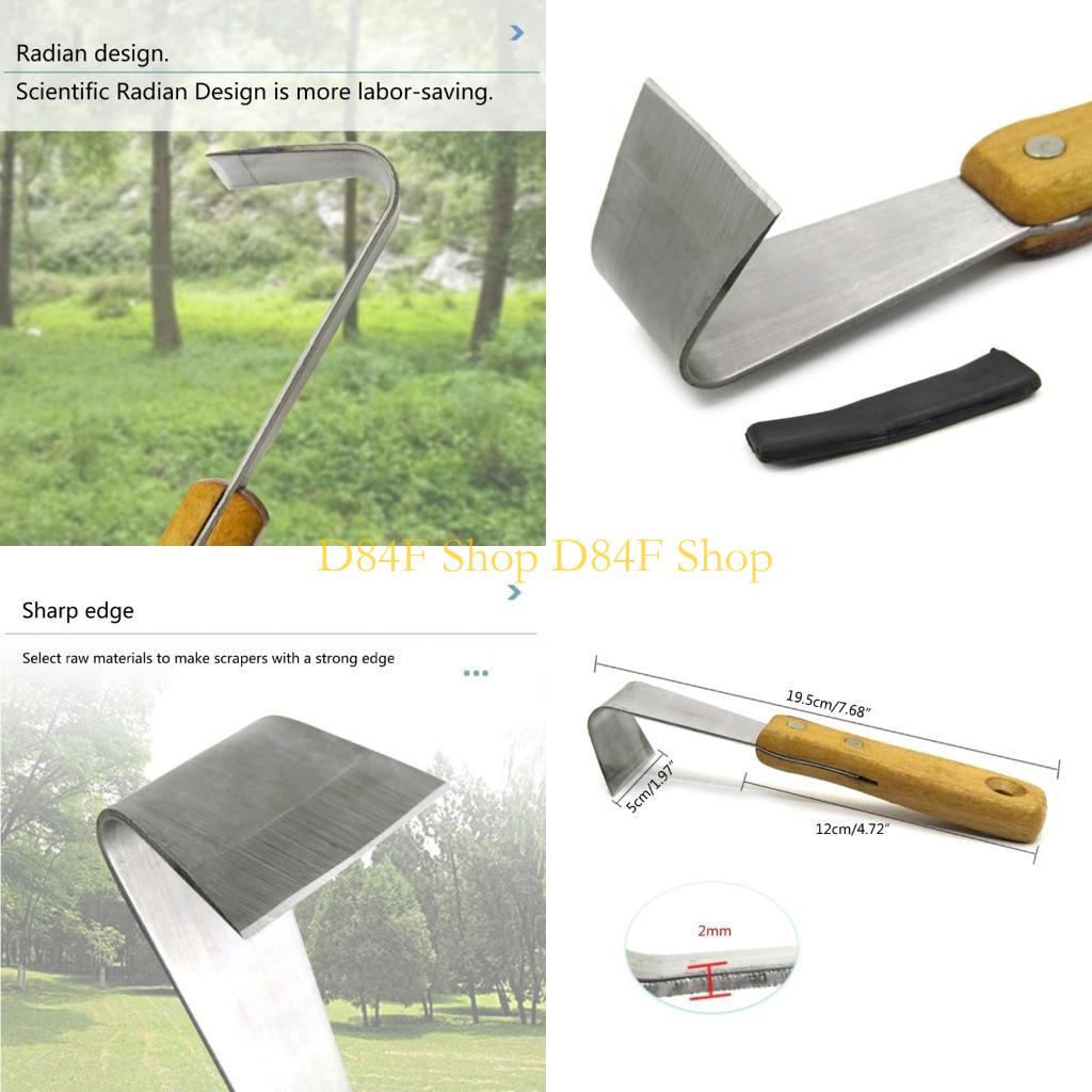 Gardening Tools Wooden - D84F Tool Bark Tree Peeler Draw