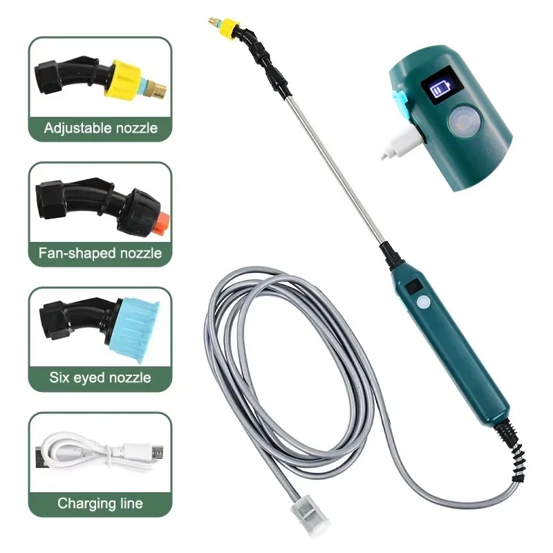 Gardening Tools Lowes - 2400mAh Electric Garden Sprayer High Pressure