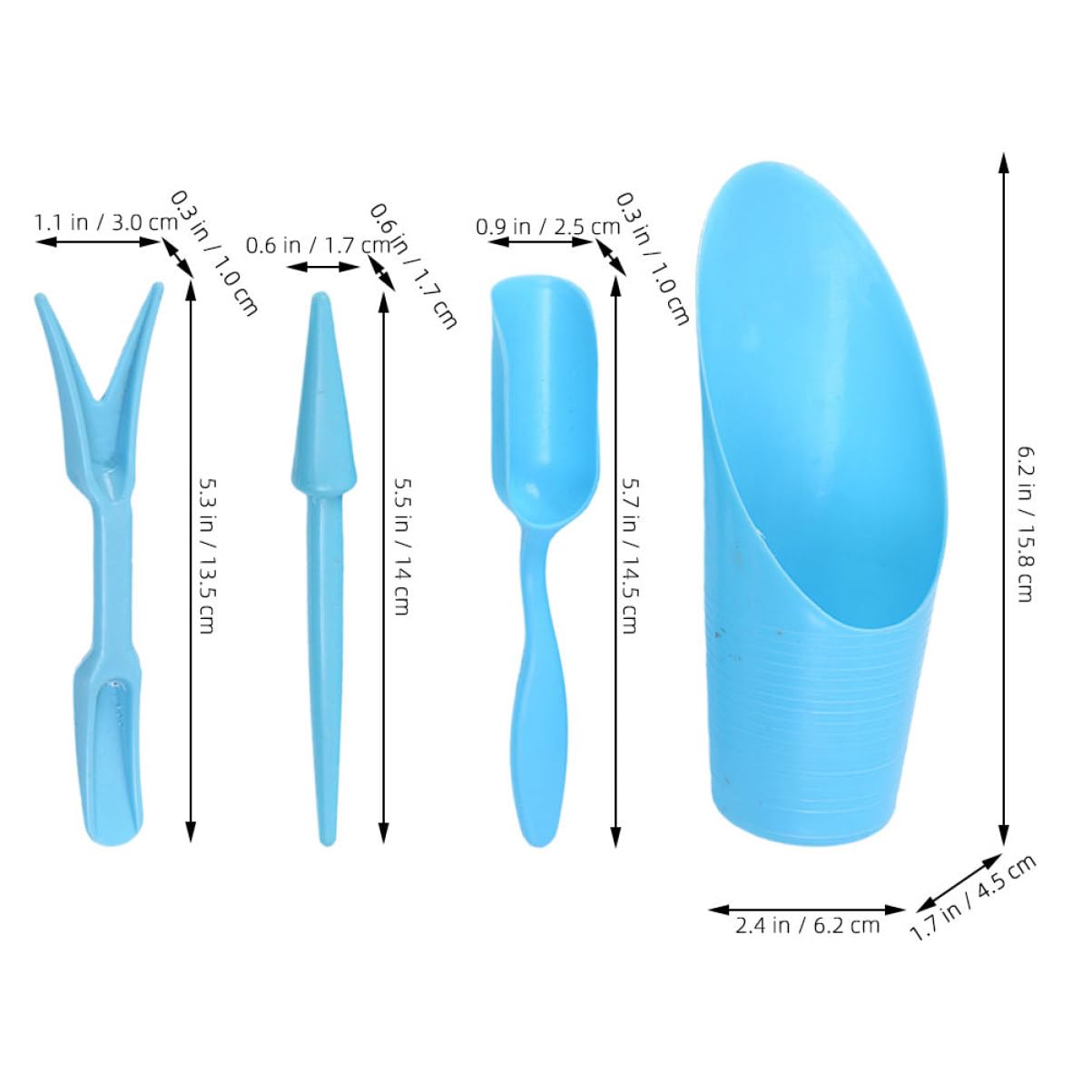 4pcs/set, Plastic Durable Buck - Gardening Tools Shovel recension och pris