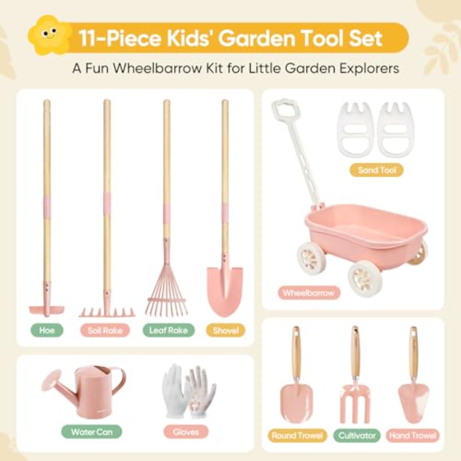 Gardening Set with Wheelbarrow - Gardening Tools In Japan recension och pris