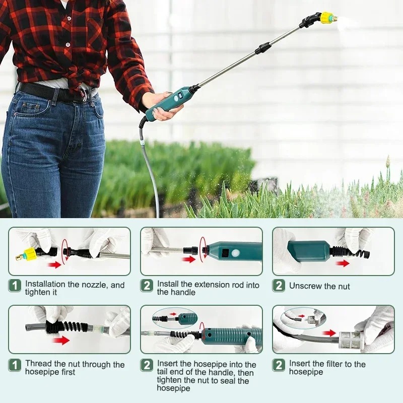 2400mAh Electric Garden Spraye - Gardening Tools Lowes recension och pris