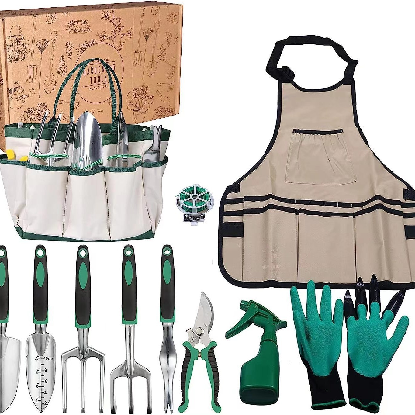 11 Pcs Garden Tool Set Aluminu - Gardening Tools Shovel recension och pris