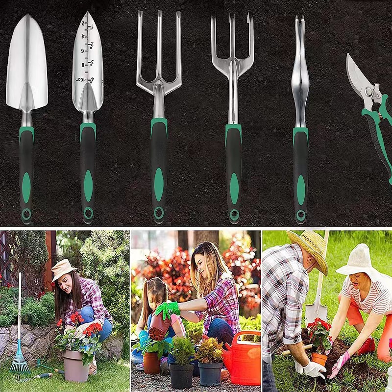 11 Pcs Garden Tool Set Aluminu - Gardening Tools Shovel recension och pris
