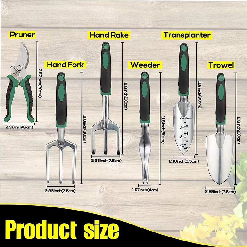 11 Pcs Garden Tool Set Aluminu - Gardening Tools Shovel recension och pris