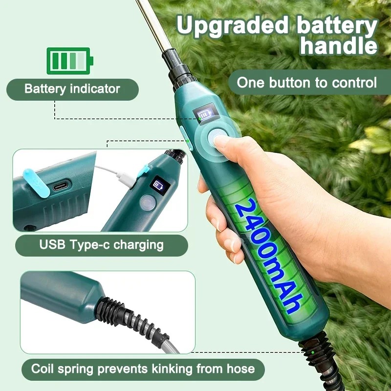 Portable 2400mAh High Pressure - Gardening Tools Lowes recension och pris