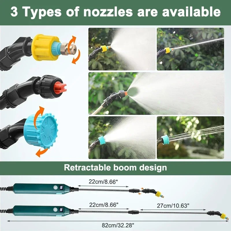 Portable 2400mAh High Pressure - Gardening Tools Lowes recension och pris