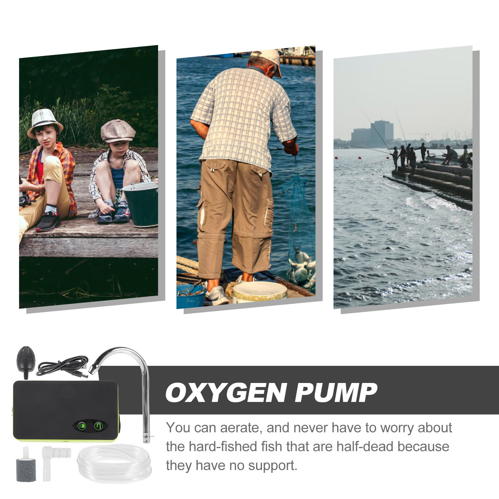 Portable Three-In-One Oxygen P - Gardening Tools Green recension och pris