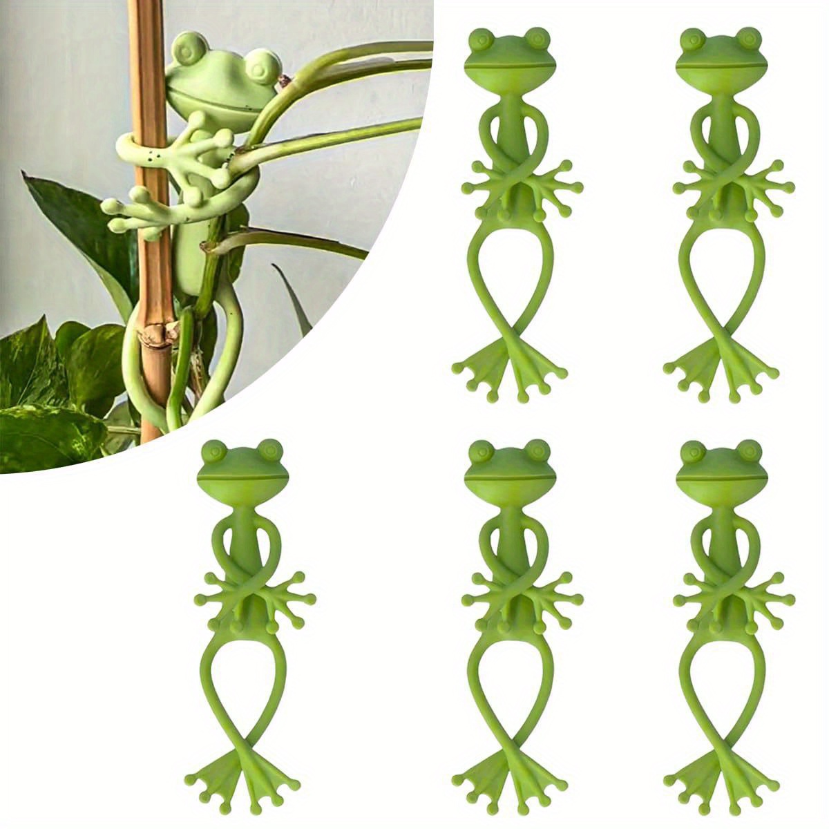 Creative Green Frog Plant Fixi - Gardening Tools Green recension och pris