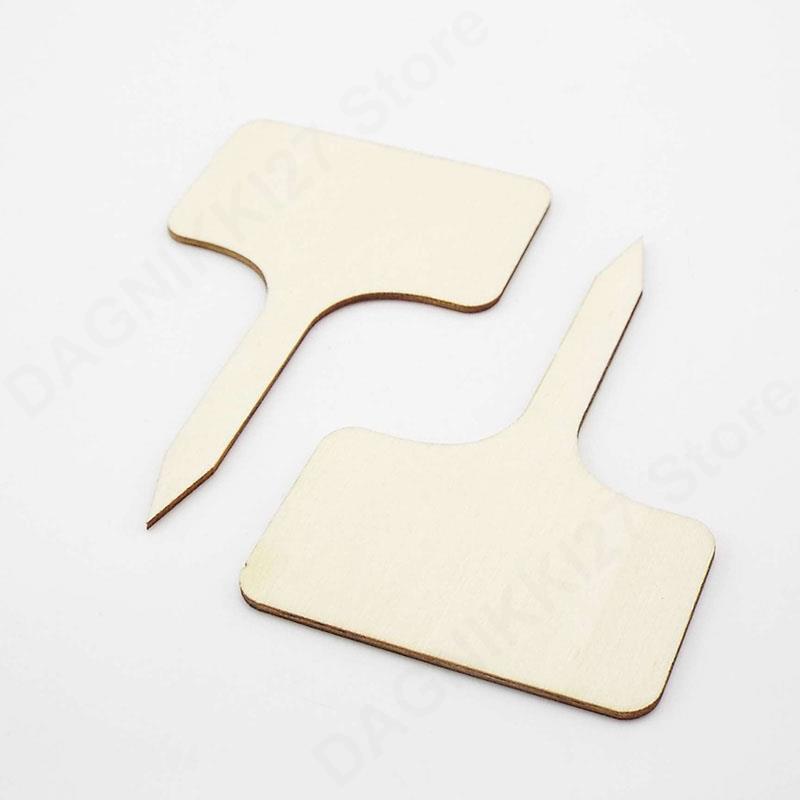 10x T-Type Wooden Plant Labels - Gardening Tools Wooden recension och pris