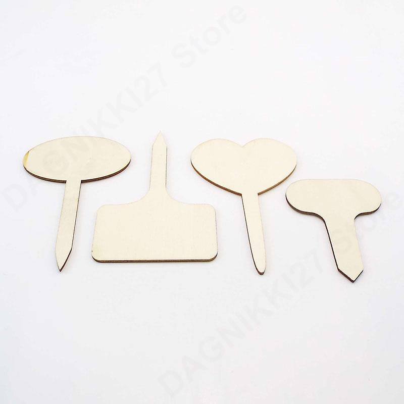 10x T-Type Wooden Plant Labels - Gardening Tools Wooden recension och pris