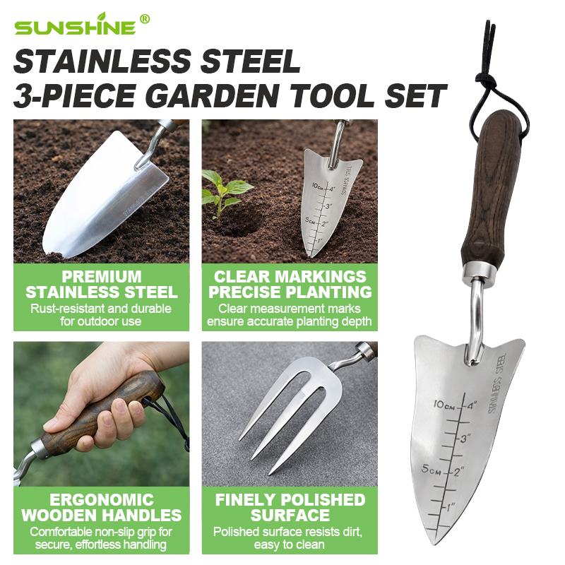 Custom Gardening Tools 3 Piece - Gardening Tools Shovel recension och pris