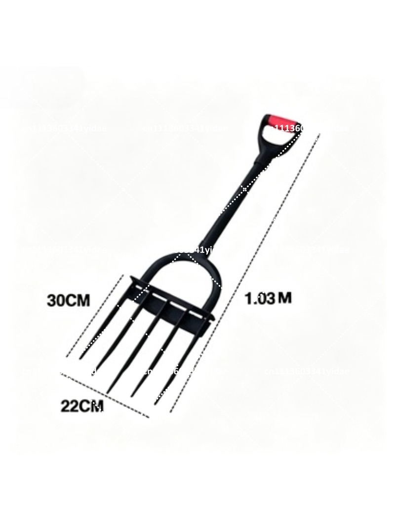 Steel Garden Fork Manual Soil  - Gardening Tools Shovel recension och pris