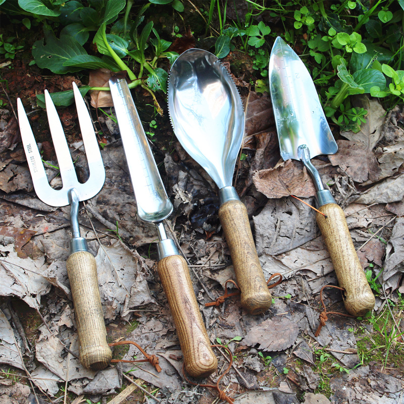 8-Piece Stainless Steel Garden - Gardening Tools Wooden recension och pris