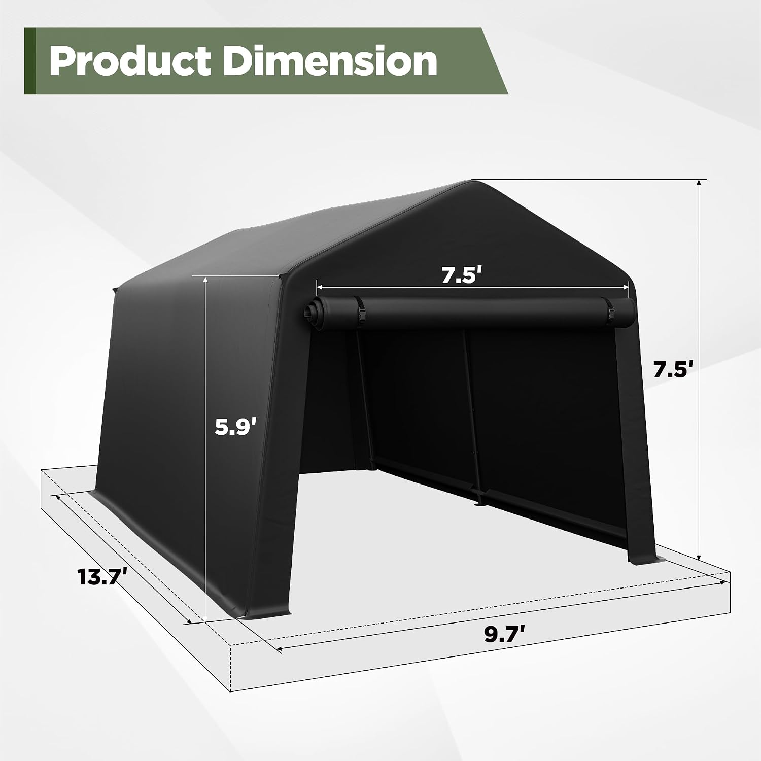 Portable Outdoor Storage Shed  - Gardening Tools In recension och pris
