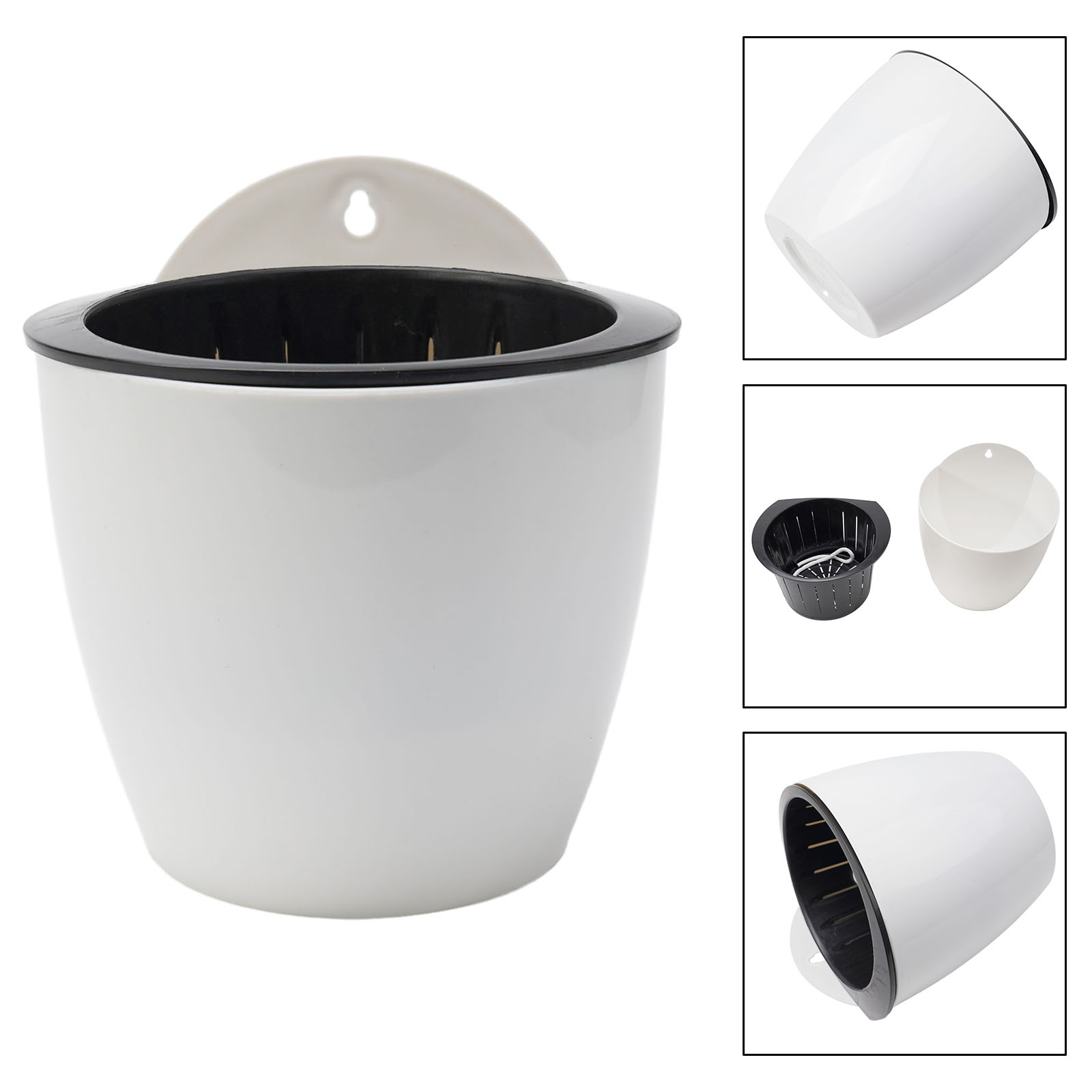 1X Wall-Mounted Flower Pot Aut - Gardening Tools Green recension och pris