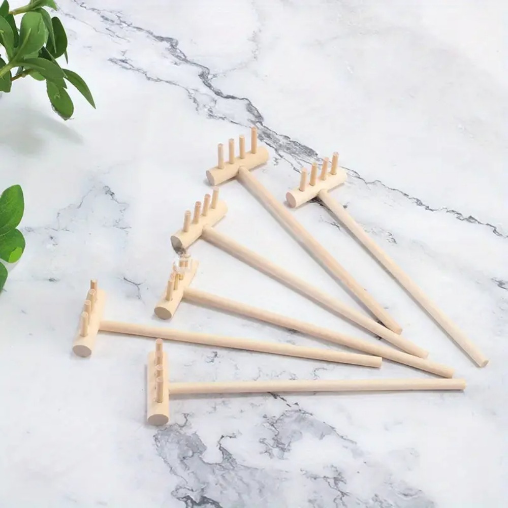 6pcs Mini Bamboo Rake Set for  - Gardening Tools In Japan recension och pris